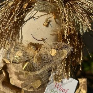 Woof & Poof golden angel with tag